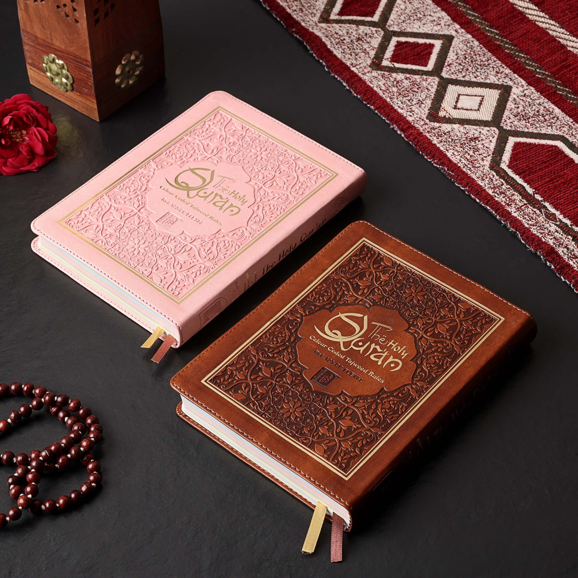 Hafzi Quran with Colour Coded Tajweed Rules NO. 123CC (15 Lines - 19cm x 14cm - Indo/Pak) (FLEXI)