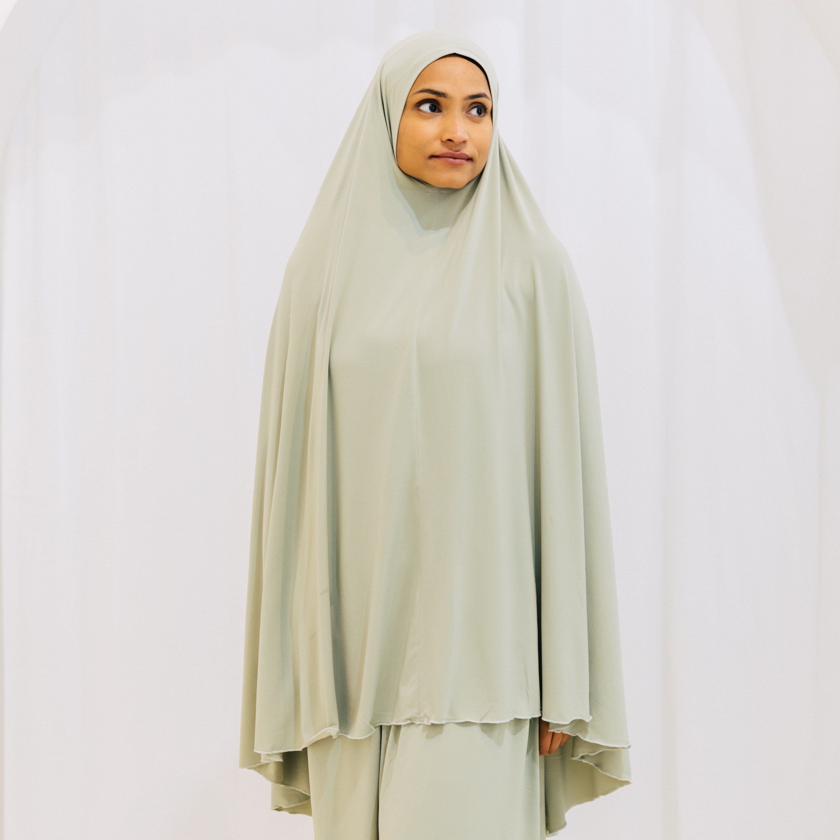 Premium Jilbab Laurel Green