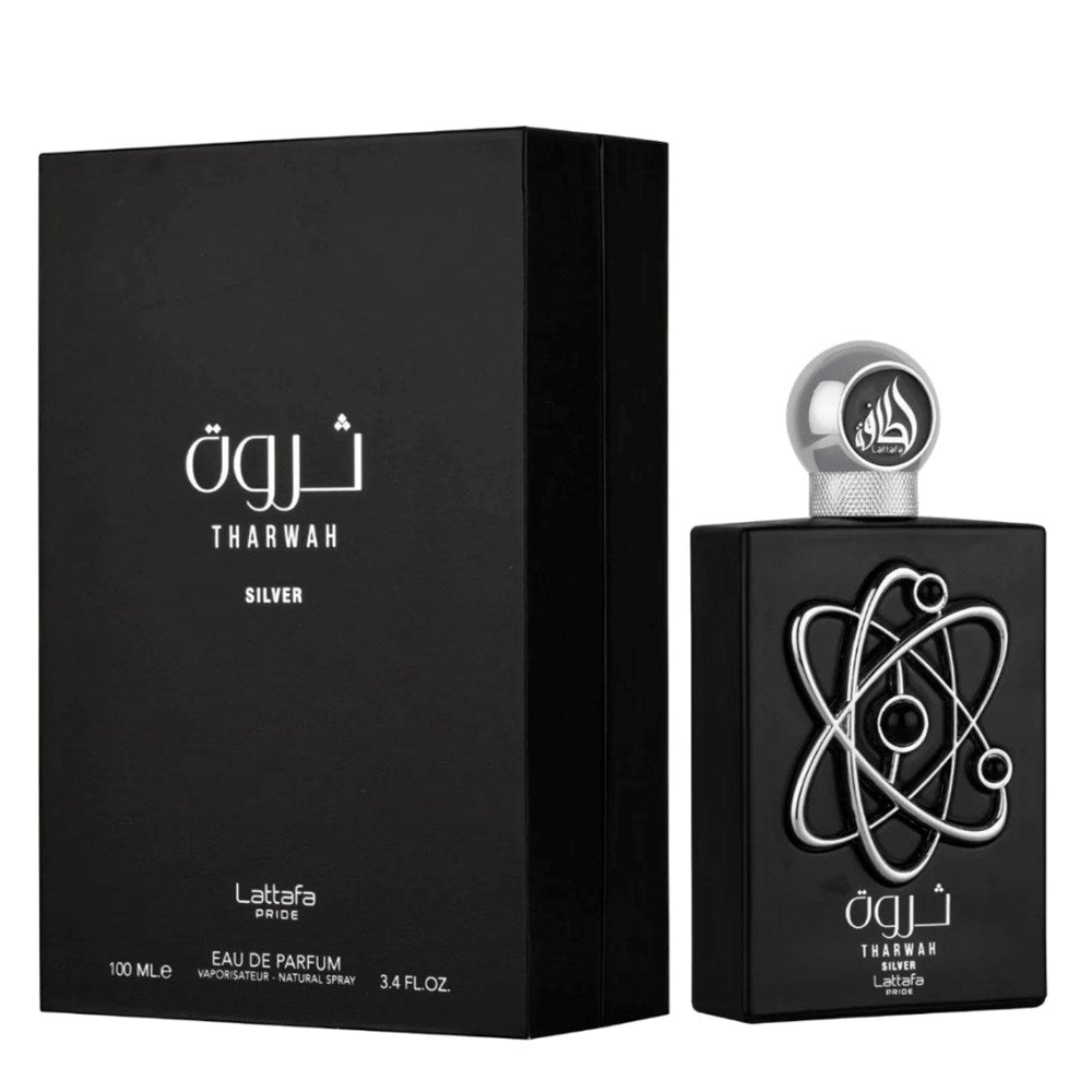 Tharwa Silver 100ml EDP By Lattafa Pride