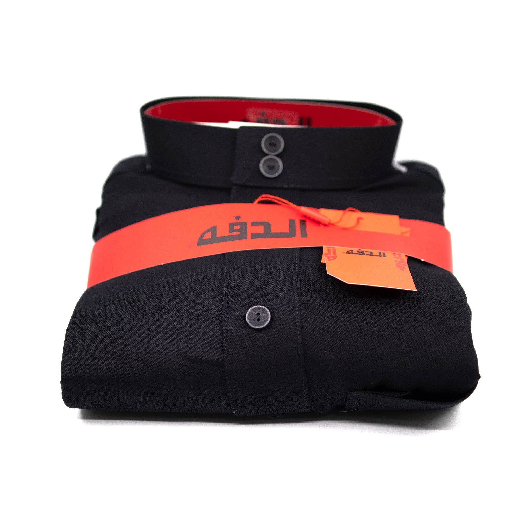Daffah Youth (1810) Thoub (ABAYA) - Black TR3