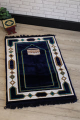 Cushion Prayer Mat - 110X75cm (Kaba Print)