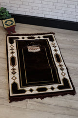 Cushion Prayer Mat - 110X75cm (Kaba Print)