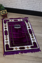 Cushion Prayer Mat - 110X75cm (Kaba Print)