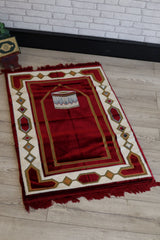 Cushion Prayer Mat - 110X75cm (Kaba Print)