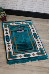 Cushion Prayer Mat - 110X75cm (Kaba Print)