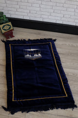 Sponge Prayer Mat with Kaaba Motif (73 X 112cm)