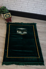 Sponge Prayer Mat with Kaaba Motif (73 X 112cm)