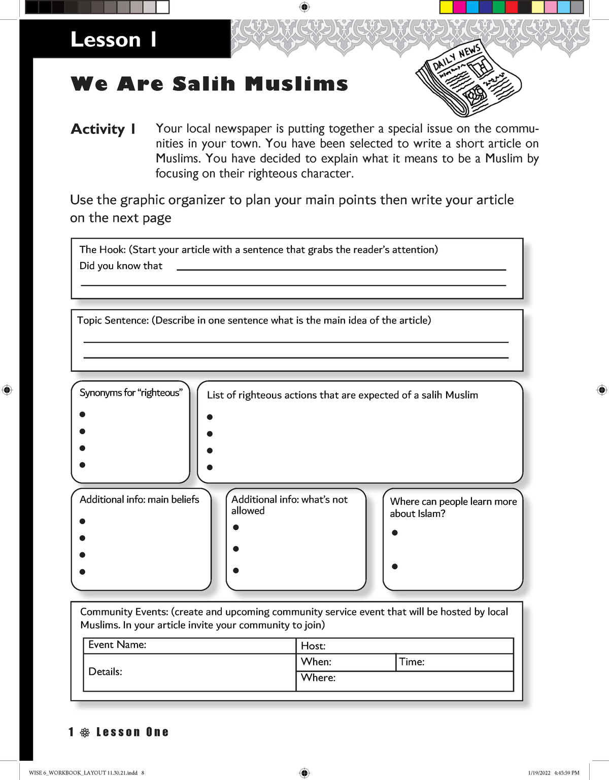 IQRA Wise Grade 6 Workbook