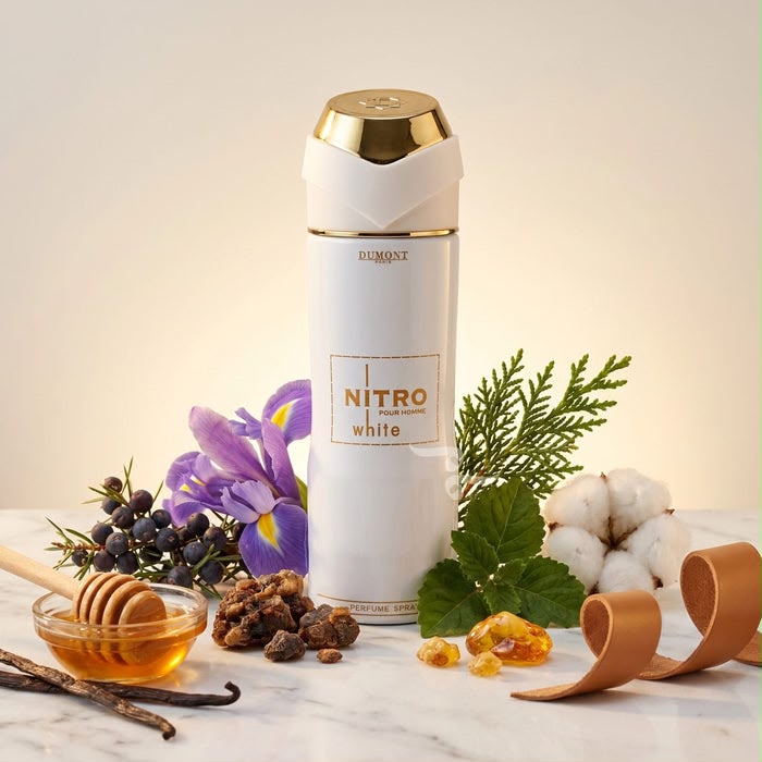 Nitro White Perfume Spray 200ml by Dumont