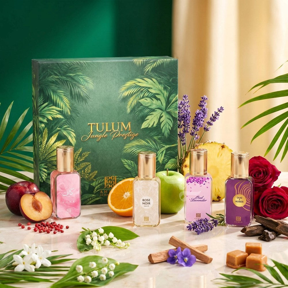 Tulum Jungle Prestige Discovery Set By Ahmed Al Maghribi (4x 15ml perfumes)