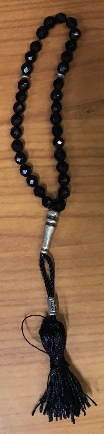 Tasbeeh Standard Crystal - Crystal Black