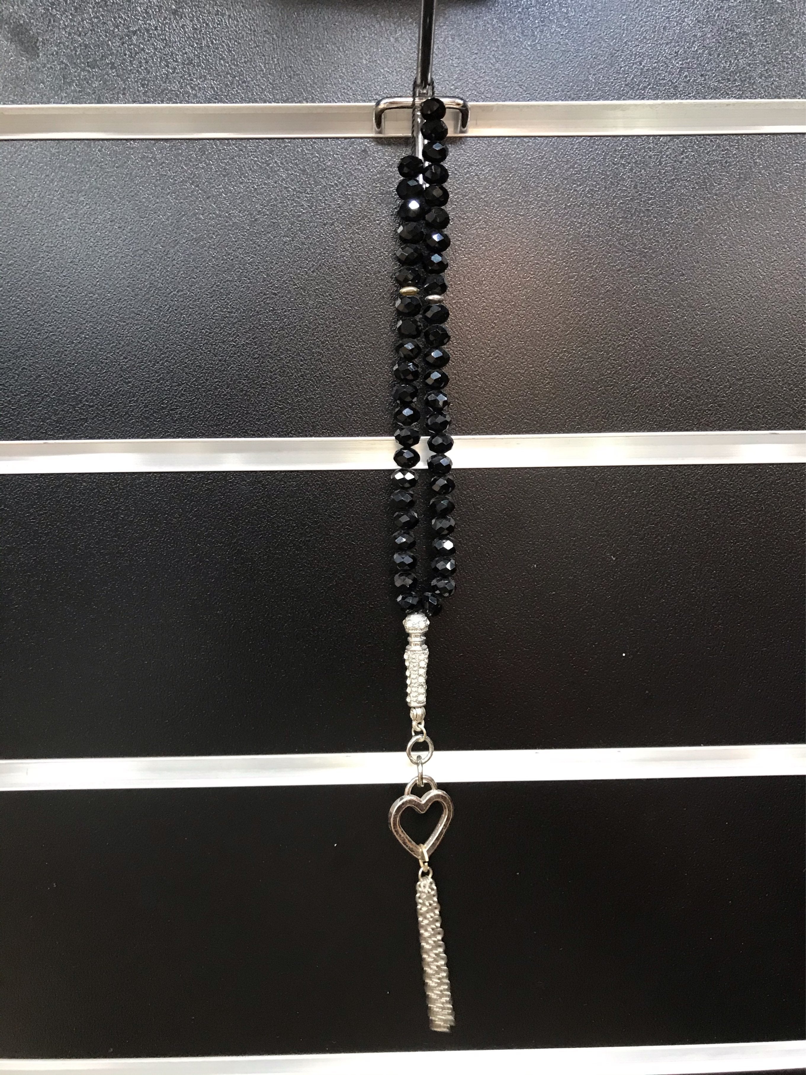 Tasbeeh Standard Crystal - Crystal Black