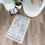Instructional English Prayer Mat with Bag