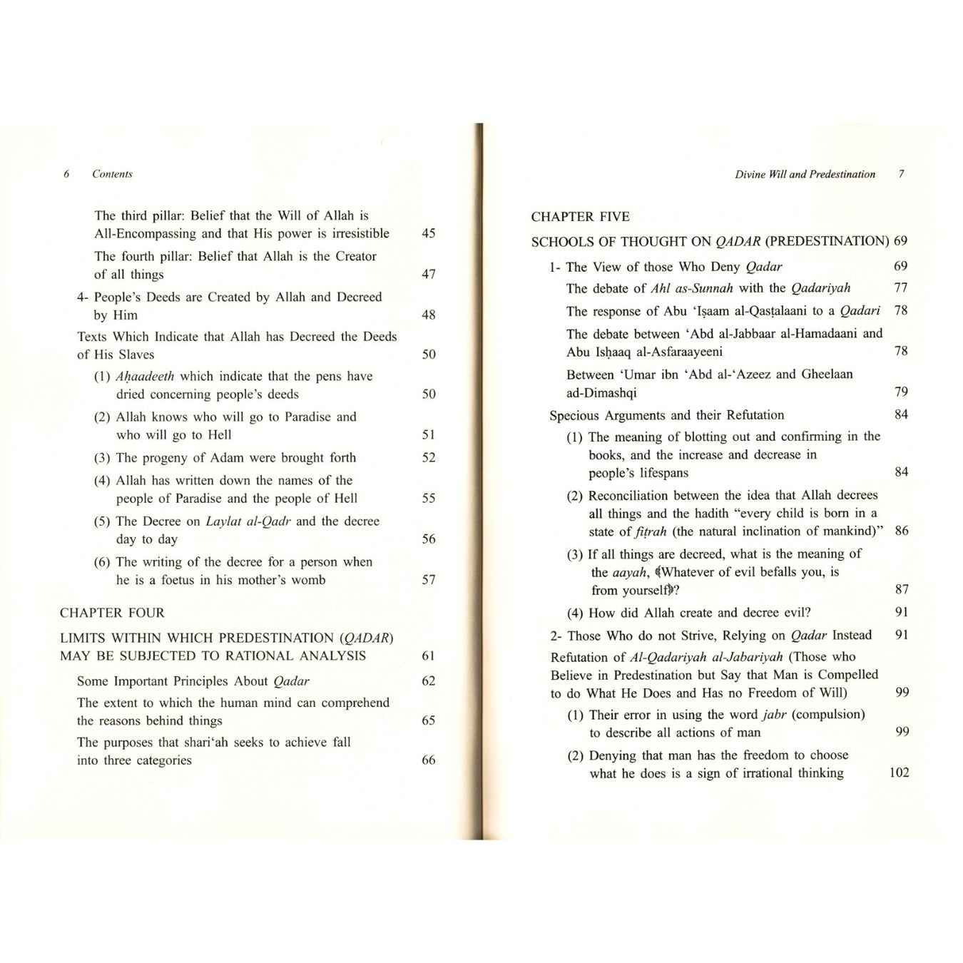 Islamic Creed Series Vol. 8 - Divine Will And Predestination: In The Light of The Qur'an And Sunnah