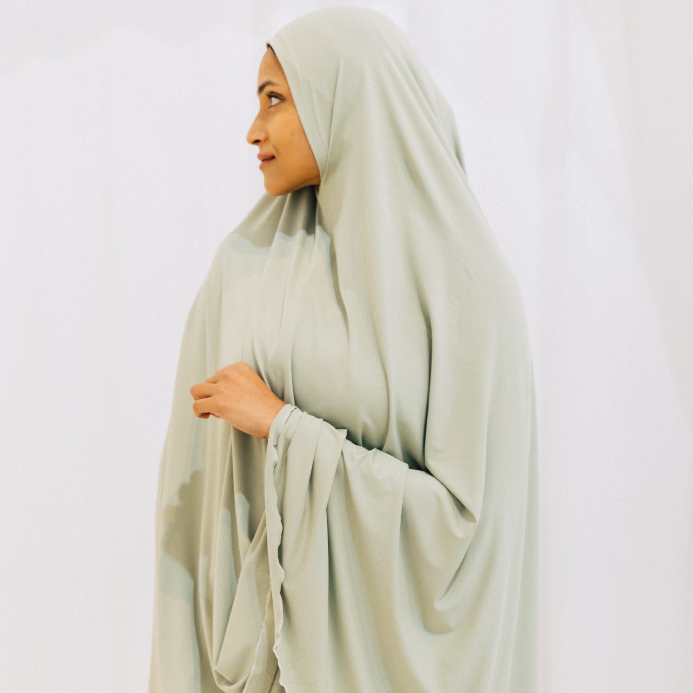 Premium Jilbab Laurel Green